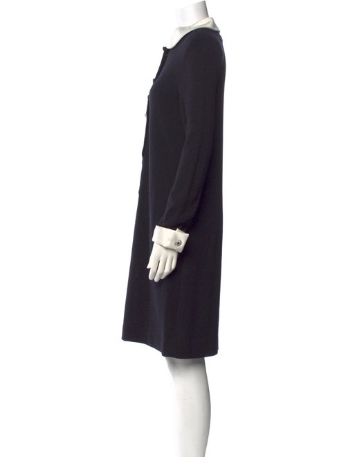 Adolfo Dominguez Mock Neck Knee-Length Dress