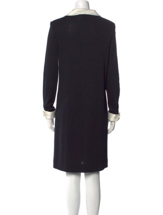 Adolfo Dominguez Mock Neck Knee-Length Dress