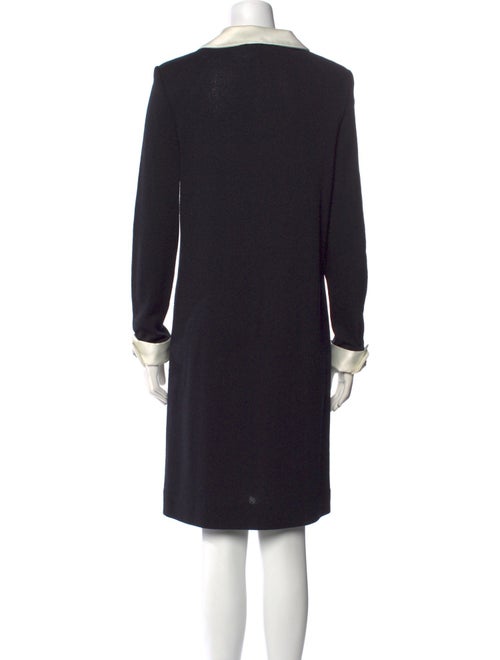 Adolfo Dominguez Mock Neck Knee-Length Dress
