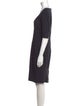 Adolfo Dominguez Scoop Neck Mini Dress