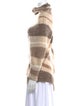 Adolfo Dominguez Striped Turtleneck Sweater