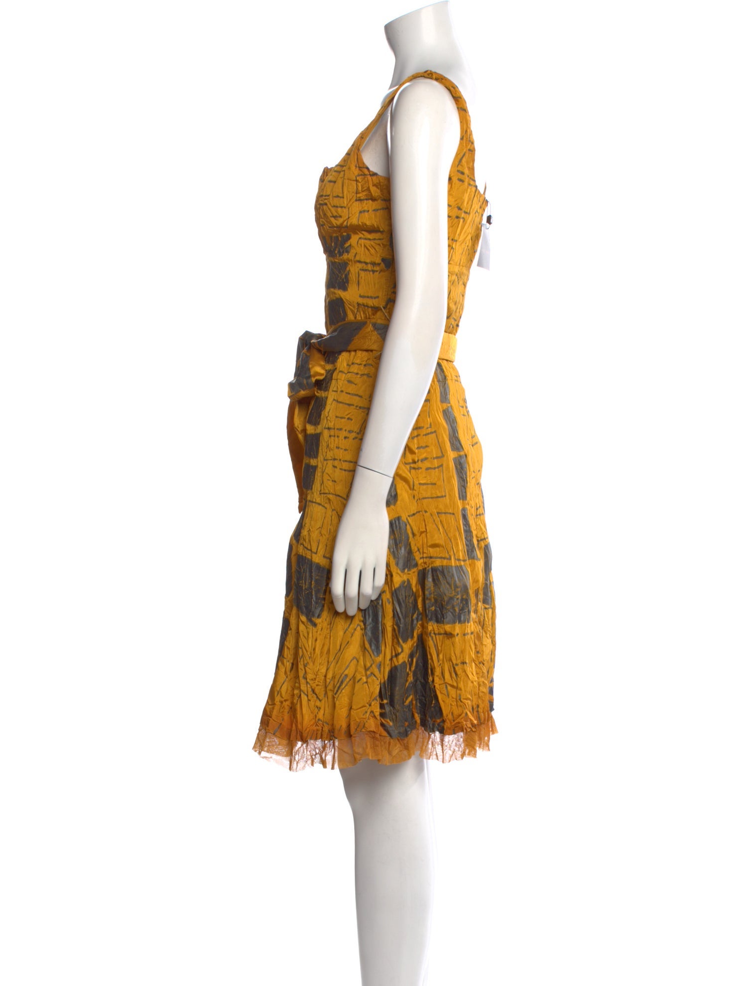 Adolfo Dominguez Printed Knee-Length Dress