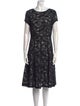 Adolfo Dominguez Lace Knee-Length Dress