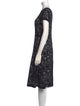 Adolfo Dominguez Lace Knee-Length Dress