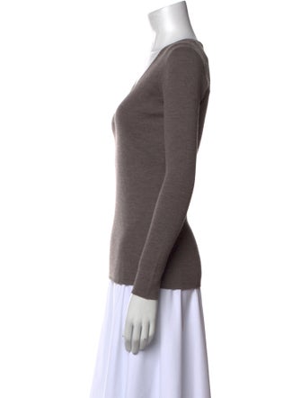Adolfo Dominguez Merino Wool V-Neck Sweater