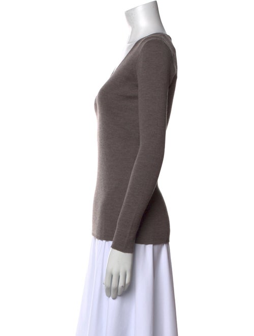 Adolfo Dominguez Merino Wool V-Neck Sweater