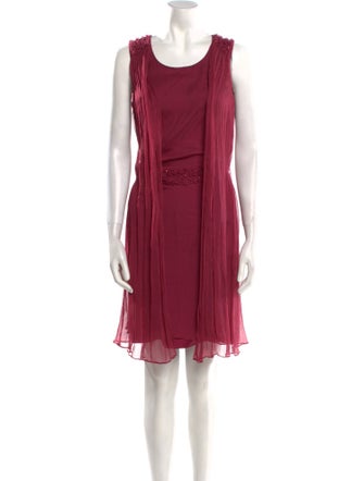 Adolfo Dominguez Silk Knee-Length Dress