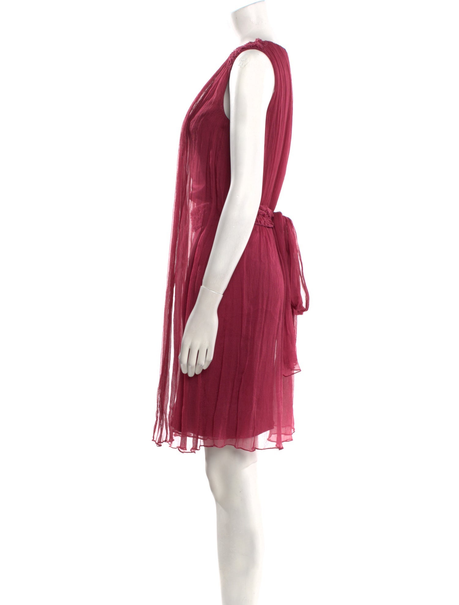 Adolfo Dominguez Silk Knee-Length Dress