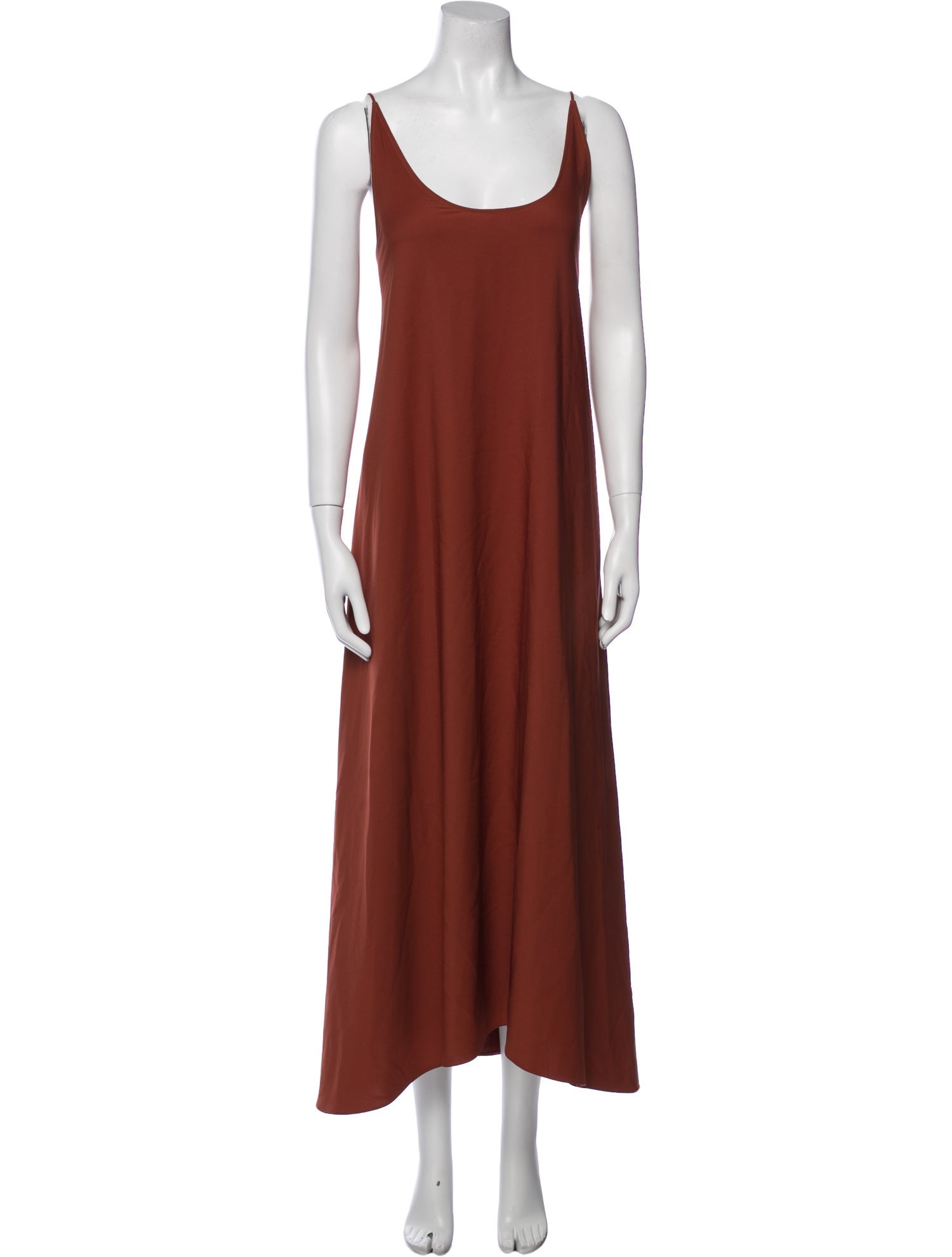 Adolfo Dominguez Scoop Neck Long Dress