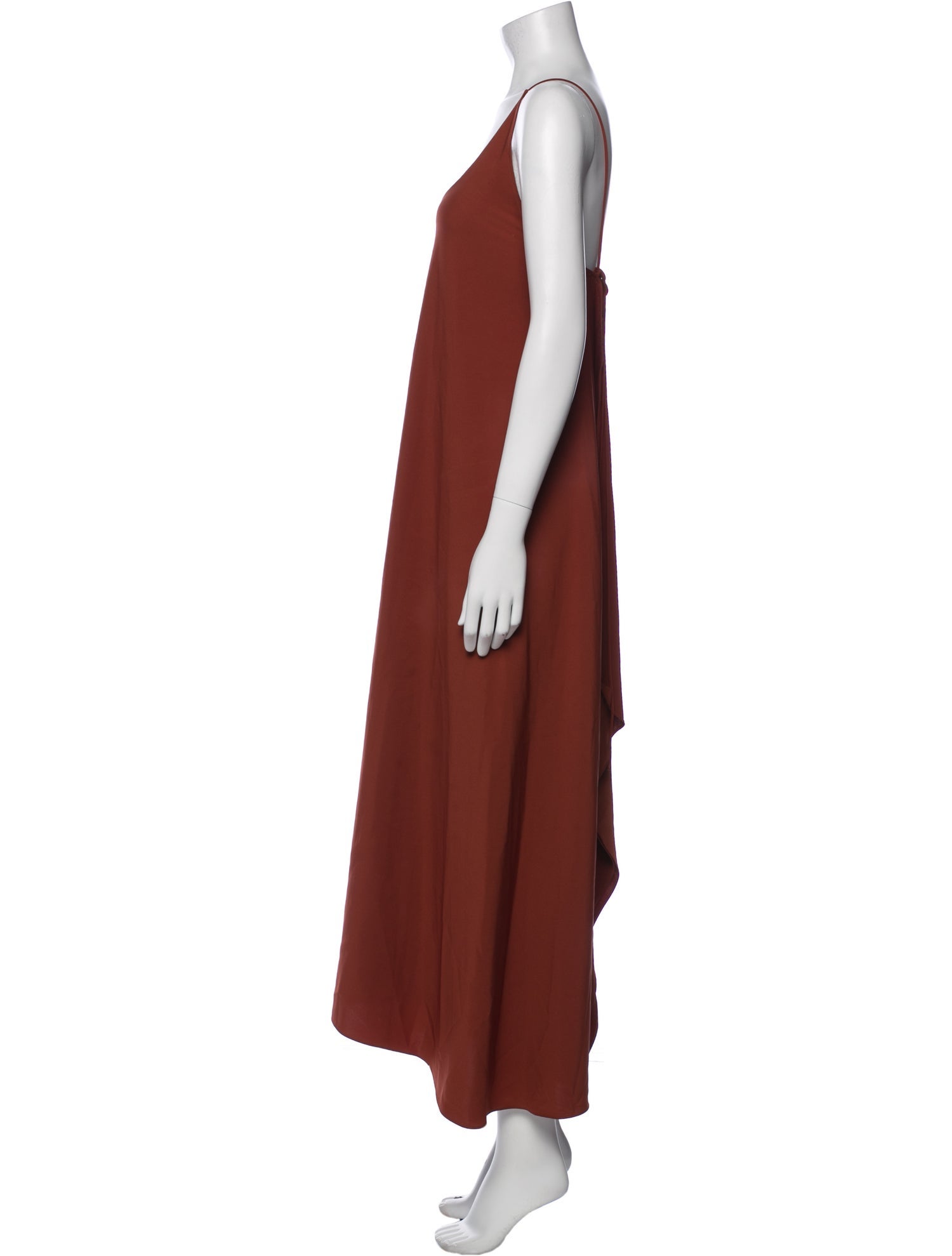 Adolfo Dominguez Scoop Neck Long Dress