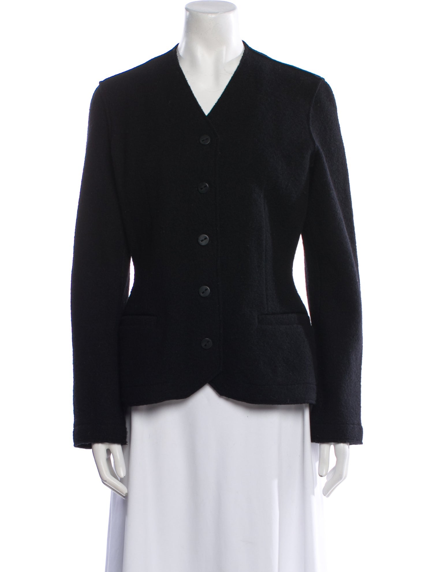 Adolfo Dominguez Merino Wool Evening Jacket