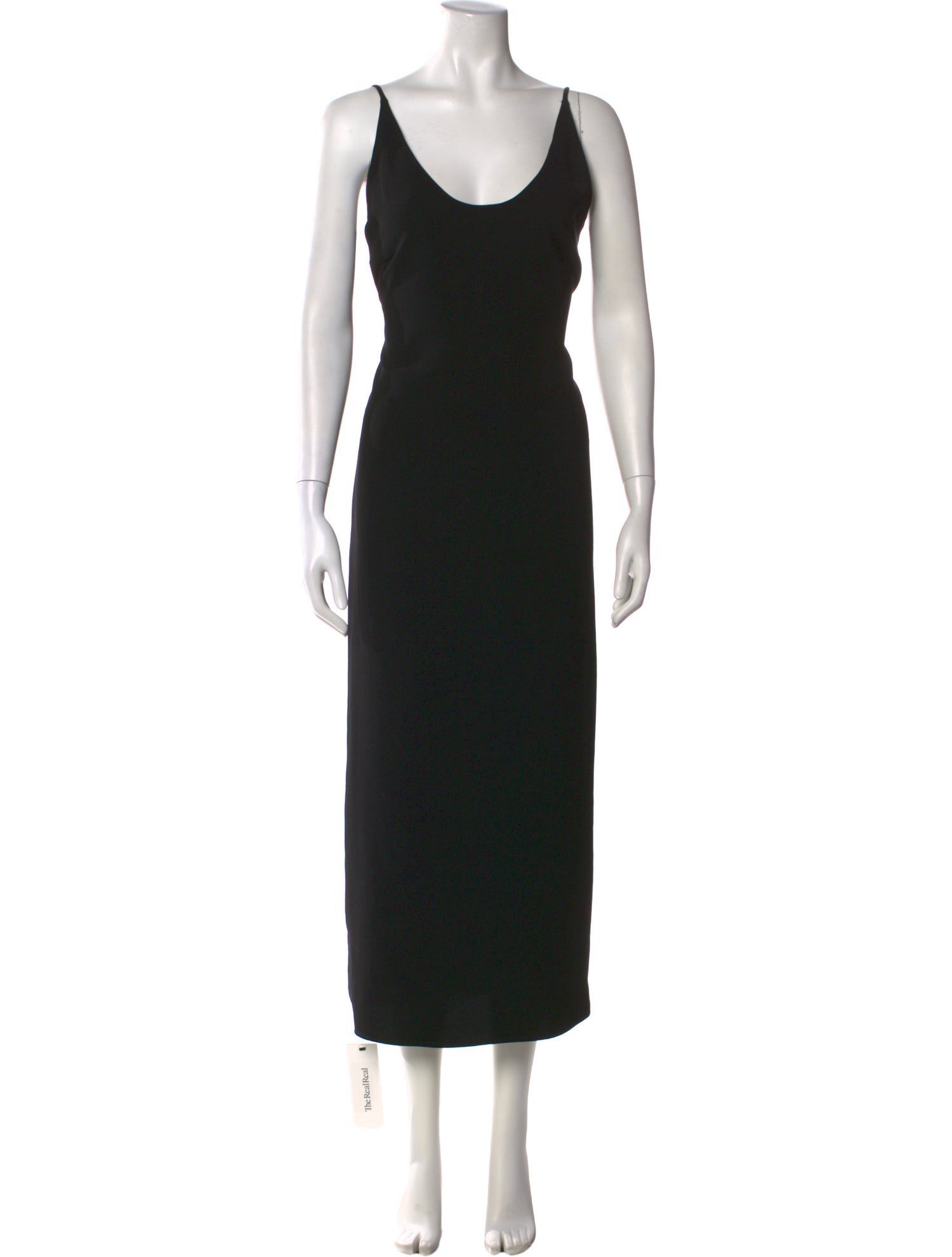 Adolfo Dominguez Scoop Neck Long Dress
