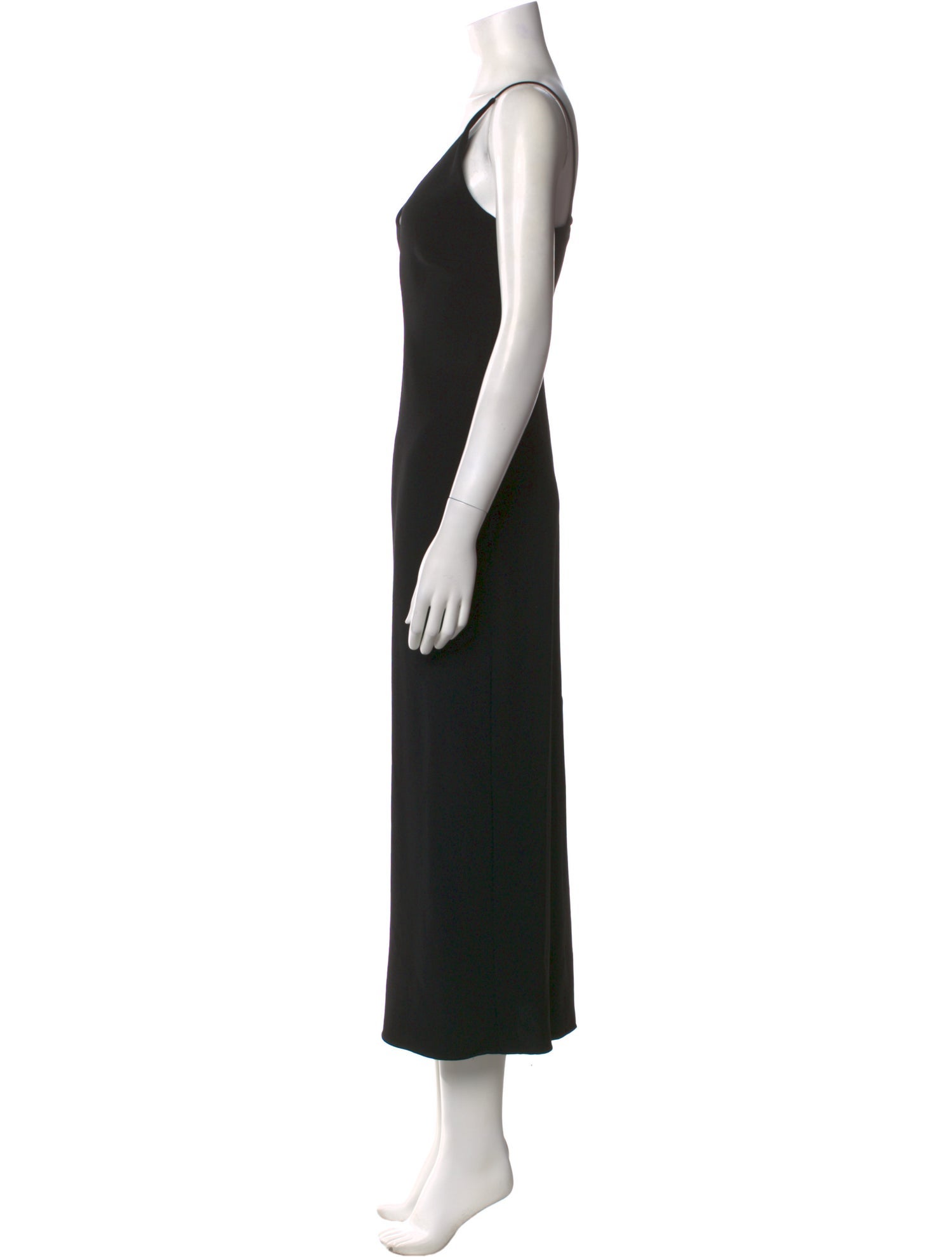 Adolfo Dominguez Scoop Neck Long Dress