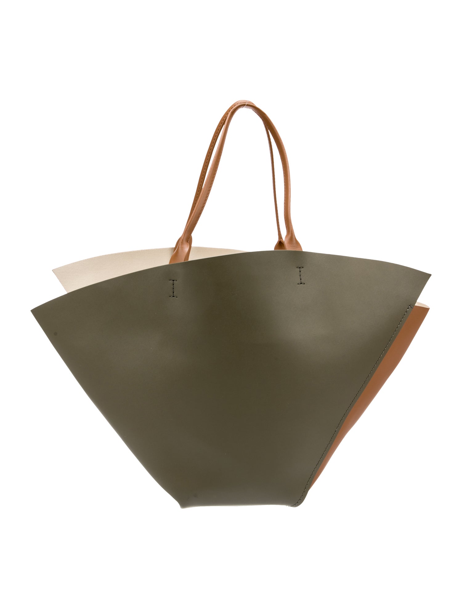 Adolfo Dominguez Leather Top Handle Bag