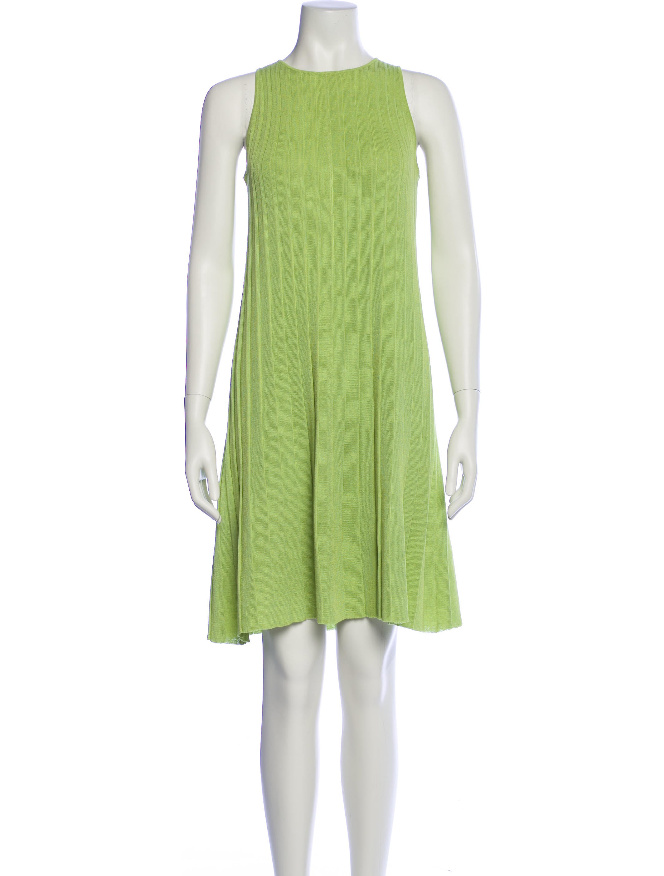 Adolfo Dominguez Crew Neck Mini Dress