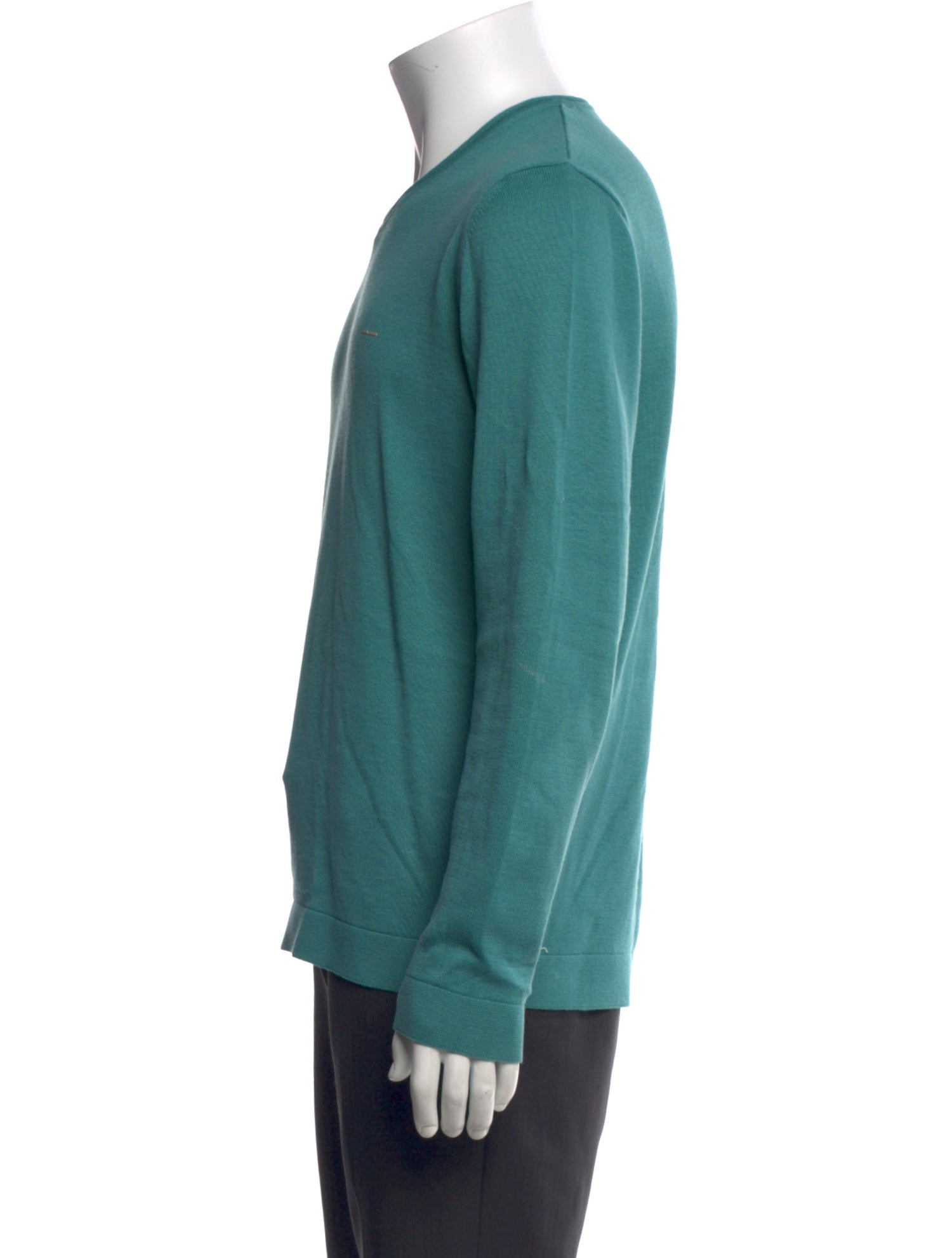 Adolfo Dominguez V-Neck Long Sleeve Pullover