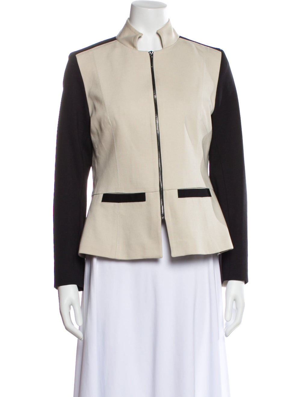 Adolfo Dominguez Colorblock Pattern Jacket - image 1