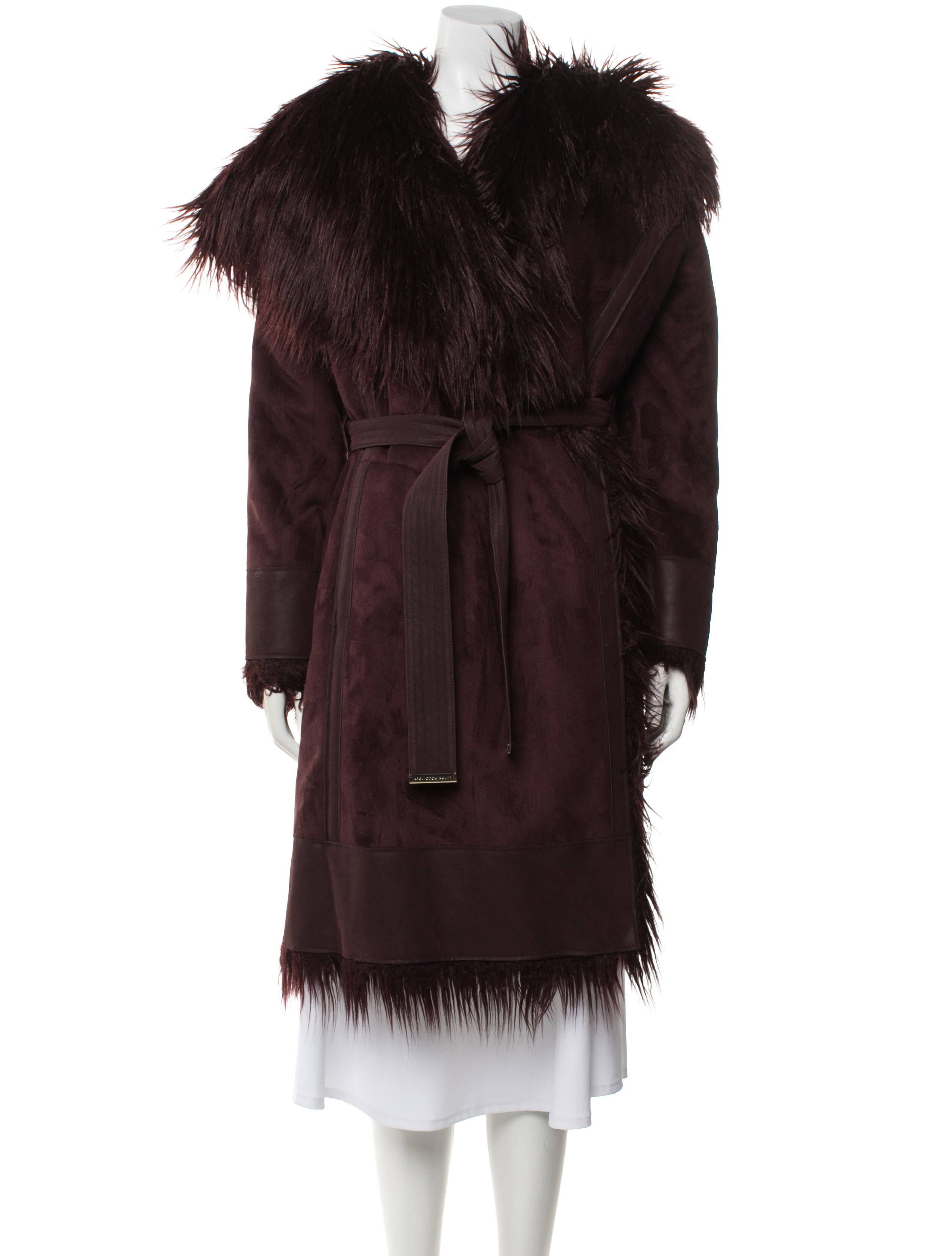 Adolfo Dominguez Faux Fur Coat