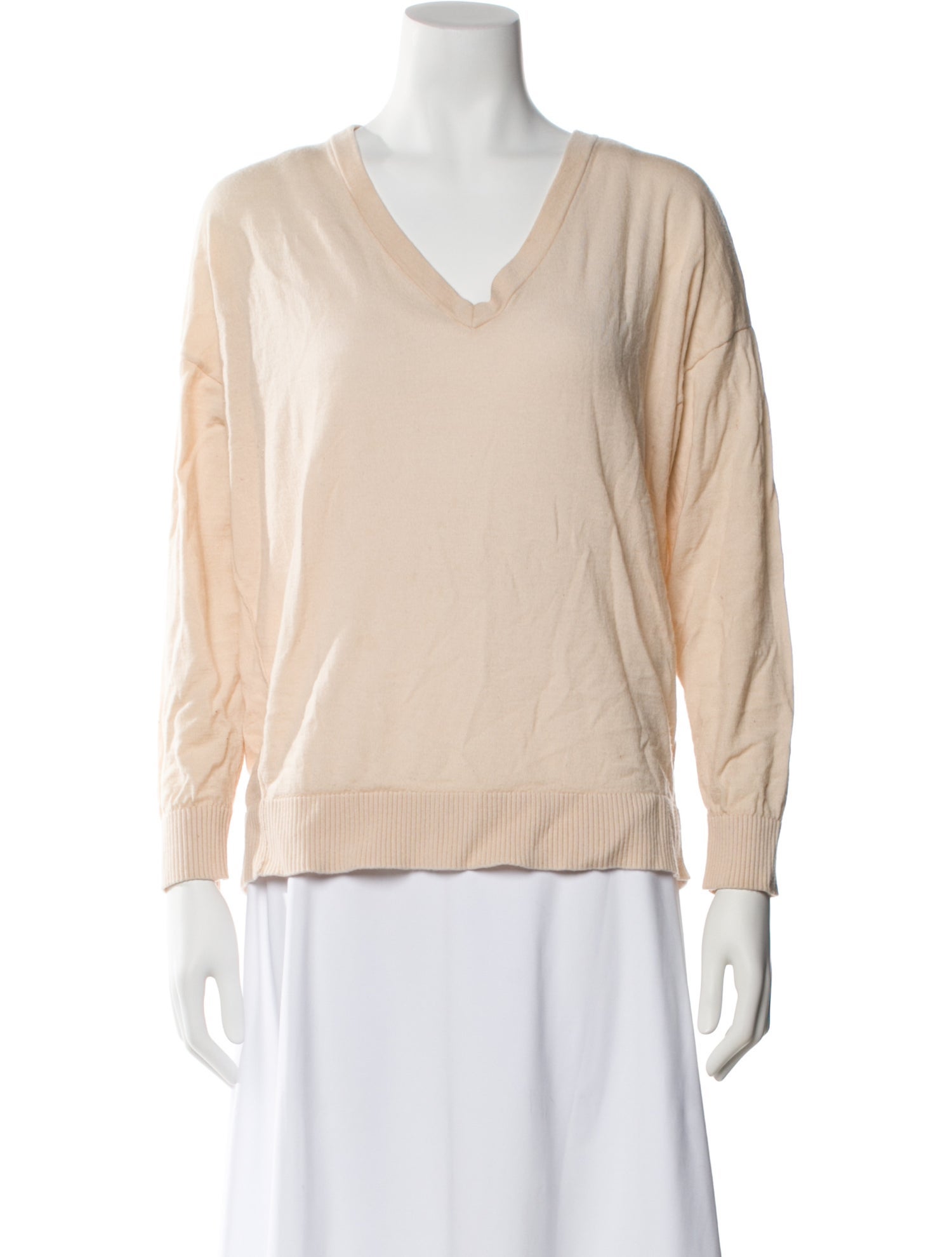 Adolfo Dominguez Merino Wool V-Neck Sweater