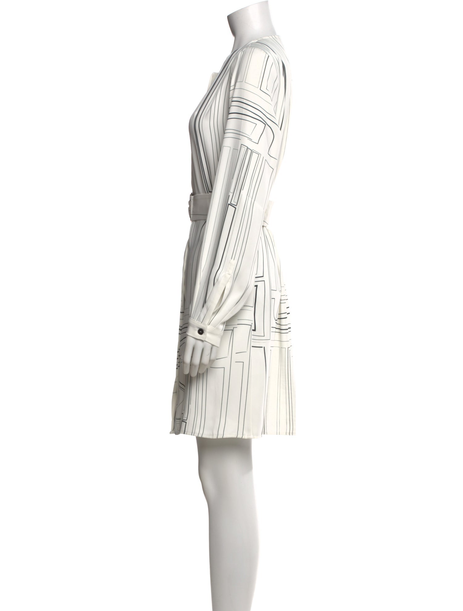 Adolfo Dominguez Striped Mini Dress