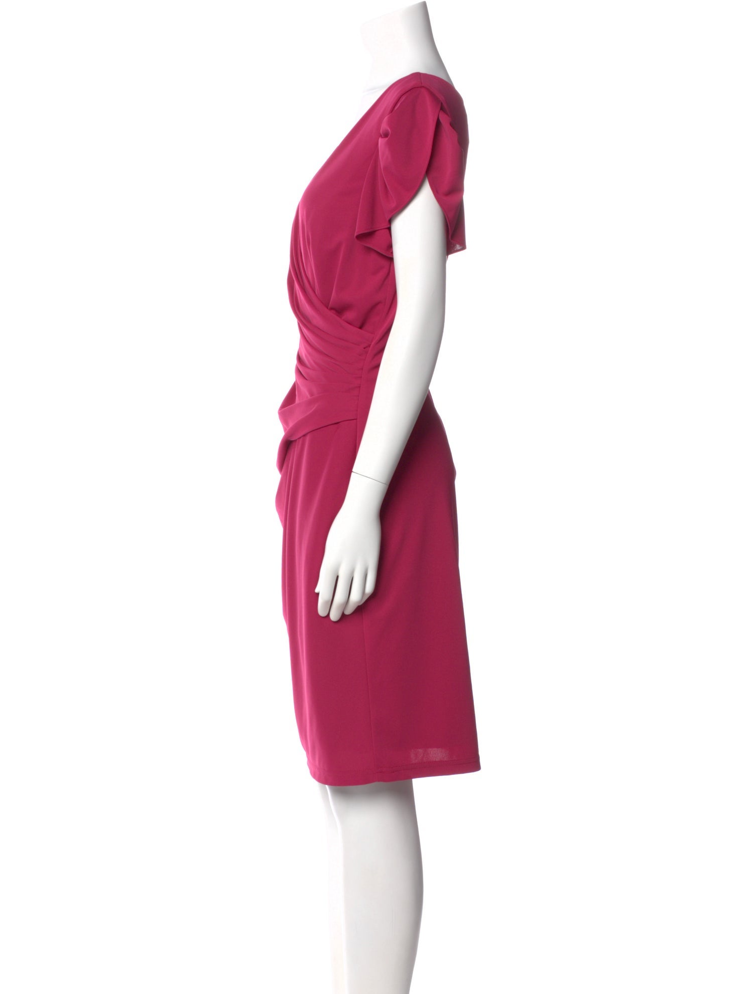 Adolfo Dominguez V-Neck Knee-Length Dress w/ Tags