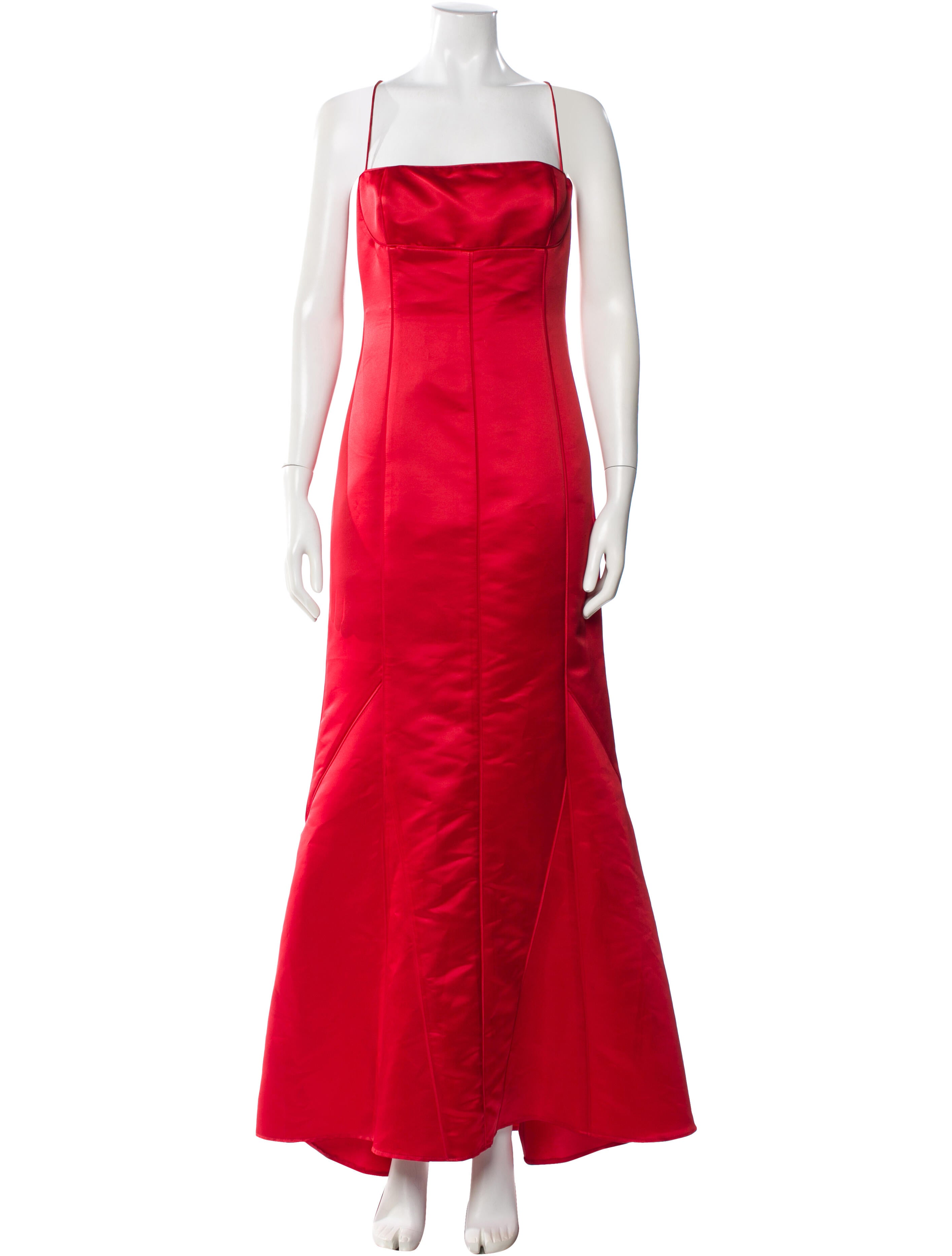 Adolfo Dominguez Square Neckline Long Dress