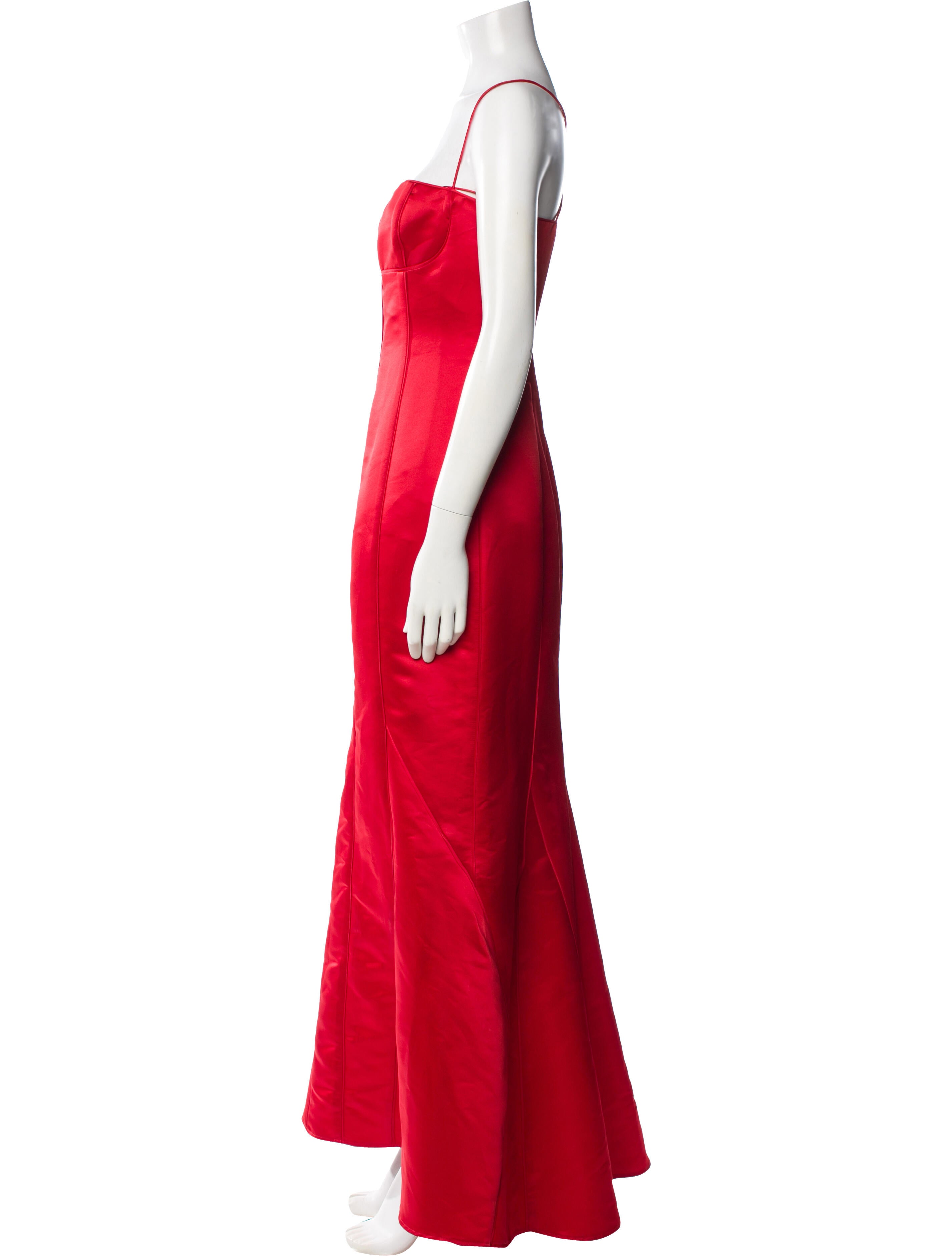 Adolfo Dominguez Square Neckline Long Dress