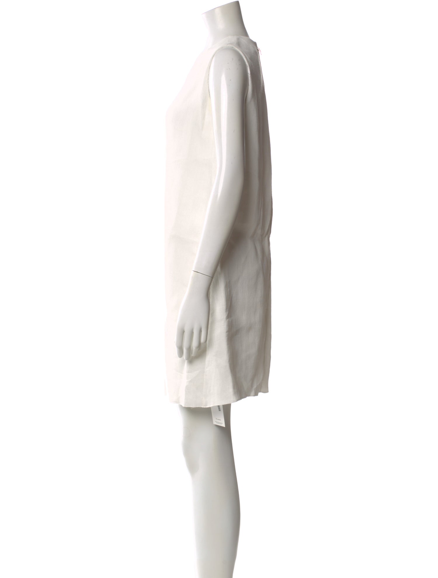 Adolfo Dominguez Crew Neck Mini Dress