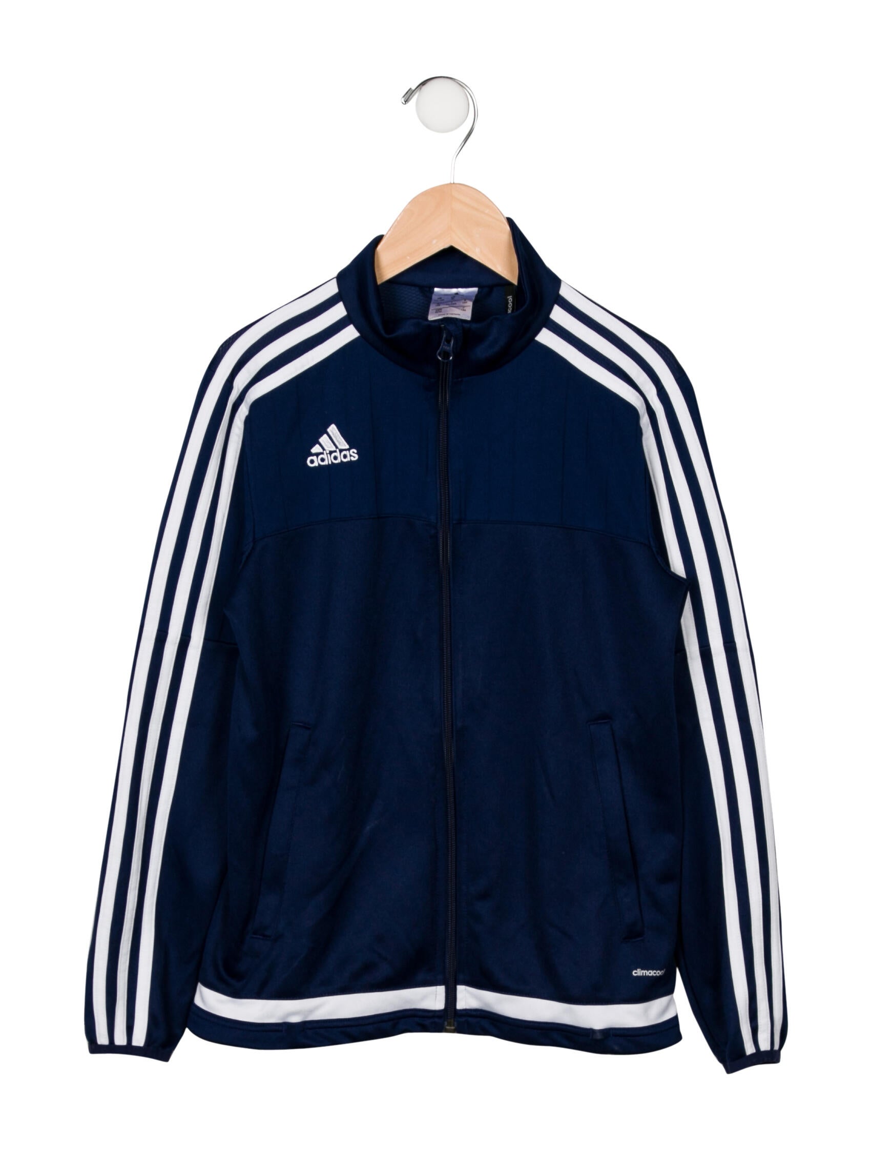 Adidas Originals Blue Boys' Lightweight Jacket 11