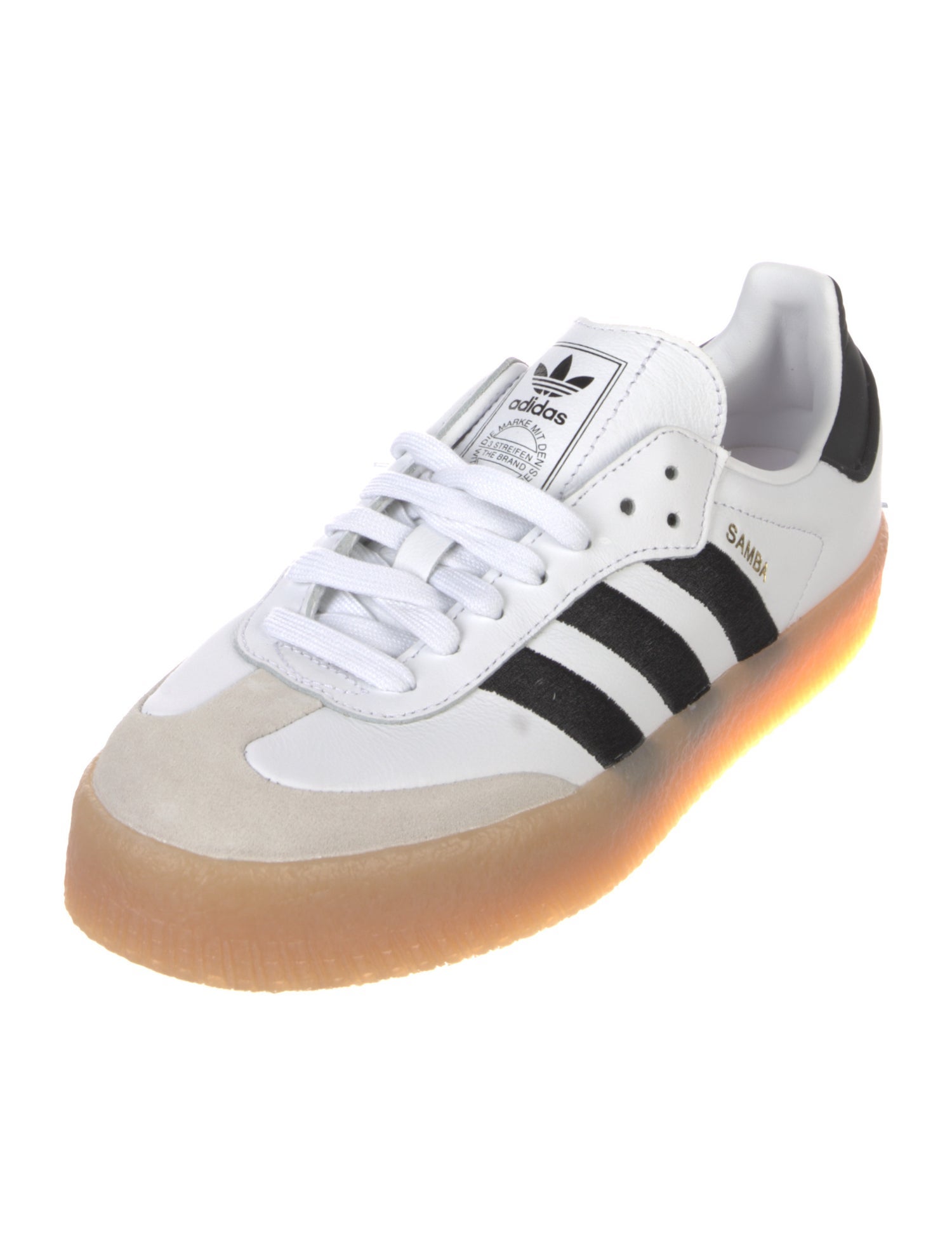 adidas Originals Leather Colorblock Pattern Sneakers w/ Tags