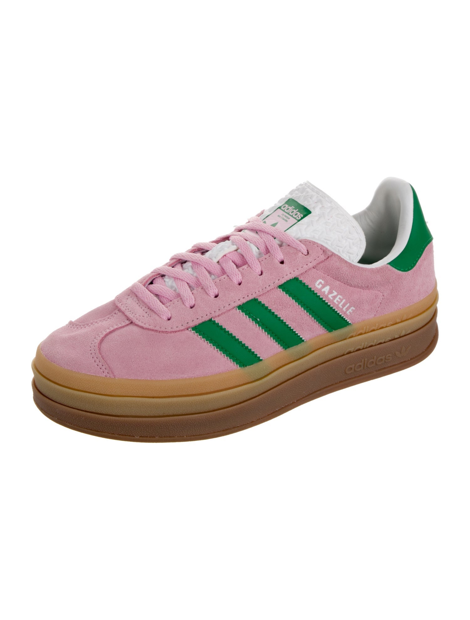 adidas Originals Suede Colorblock Pattern Athletic Sneakers