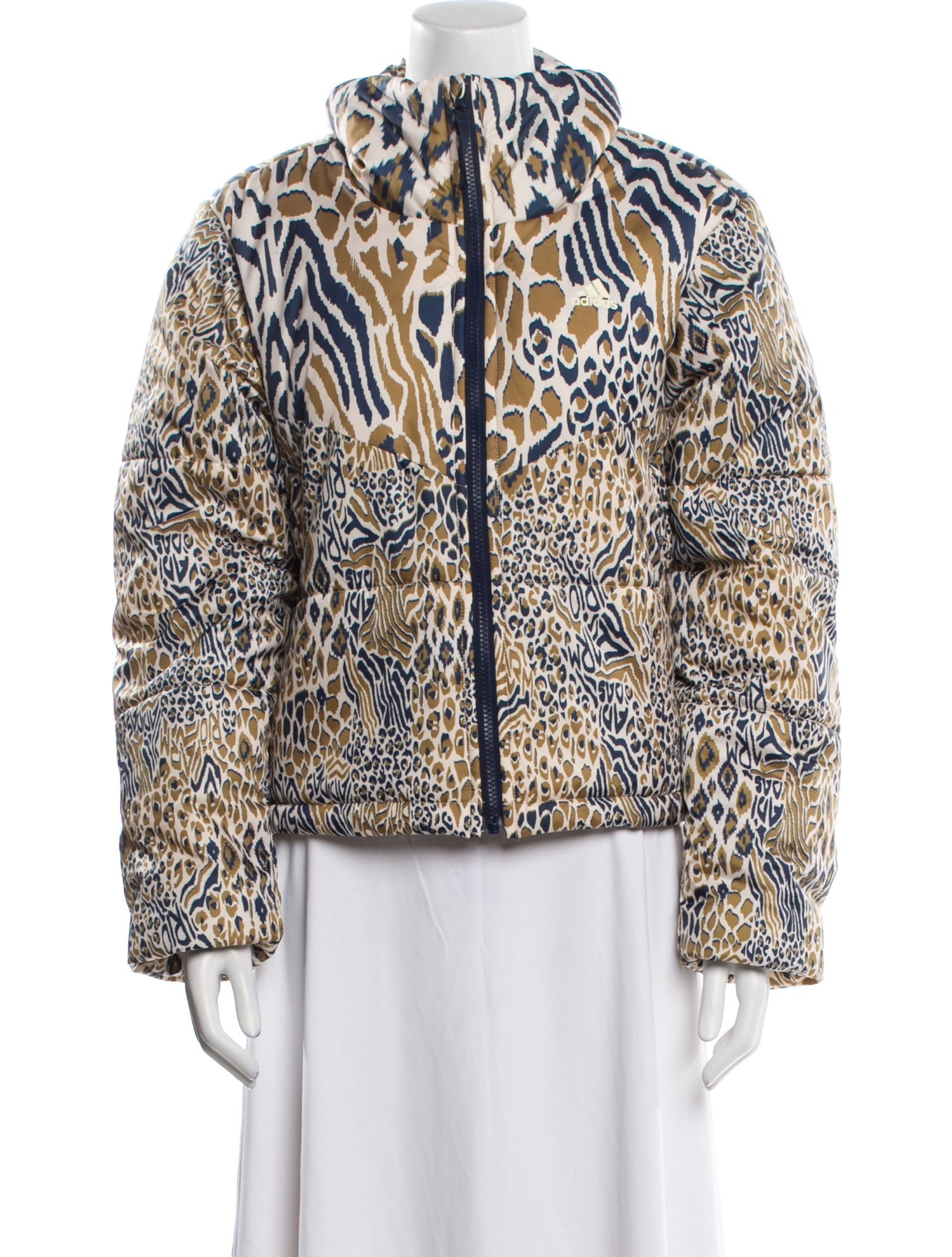 adidas Originals Animal Print Faux Fur Jacket