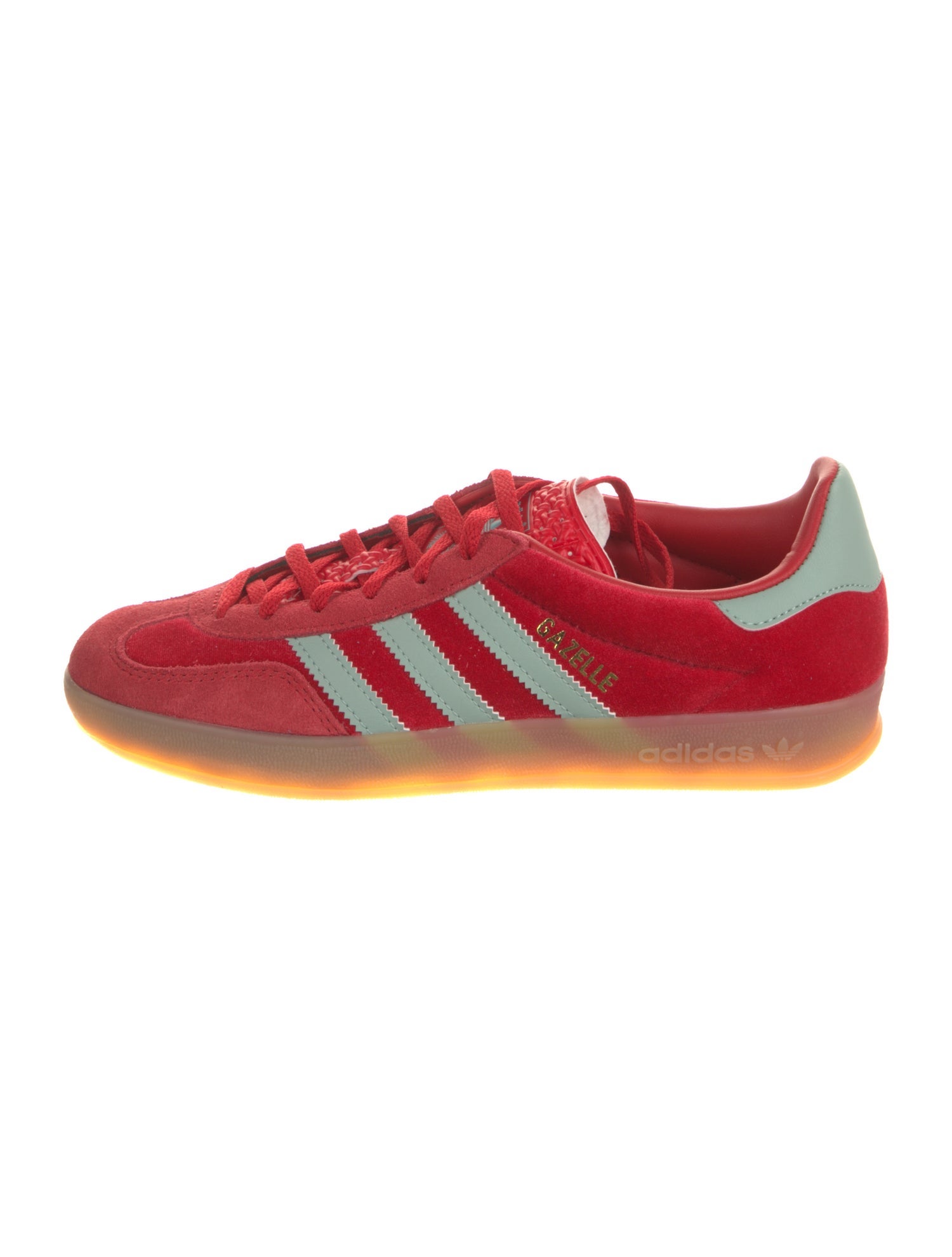 adidas Originals Suede Leather Trim Embellishment Sneakers