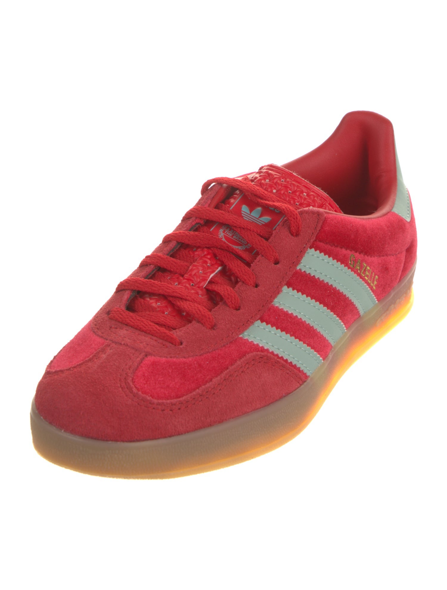 adidas Originals Suede Leather Trim Embellishment Sneakers