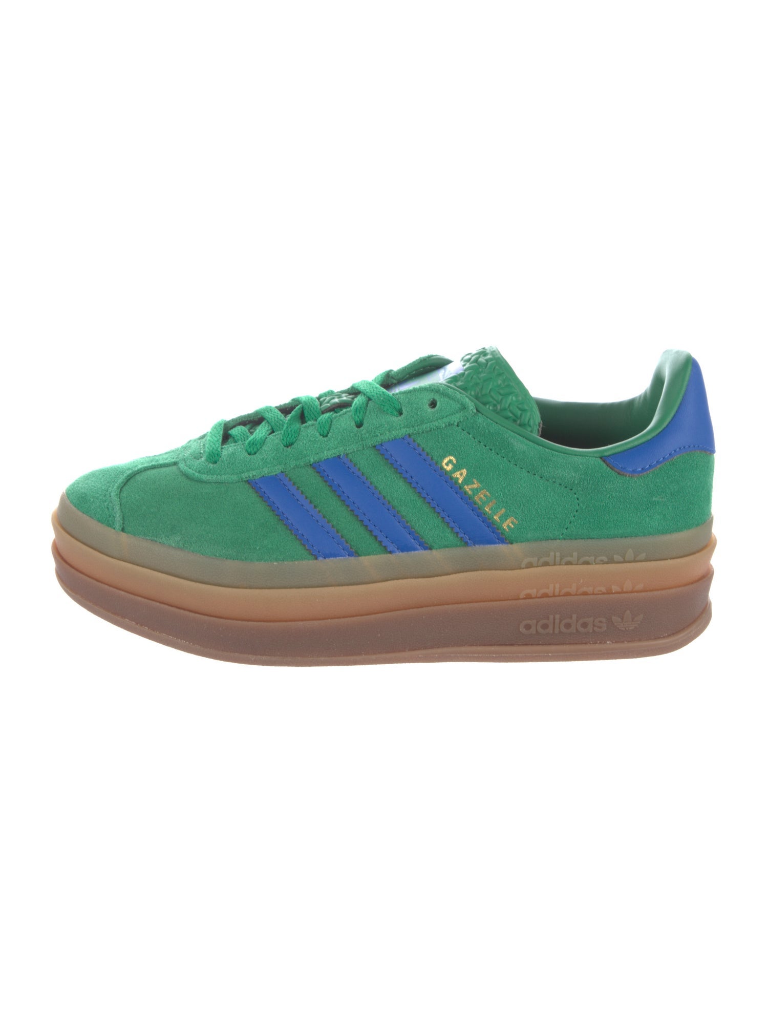 adidas Originals Suede Leather Trim Embellishment Sneakers