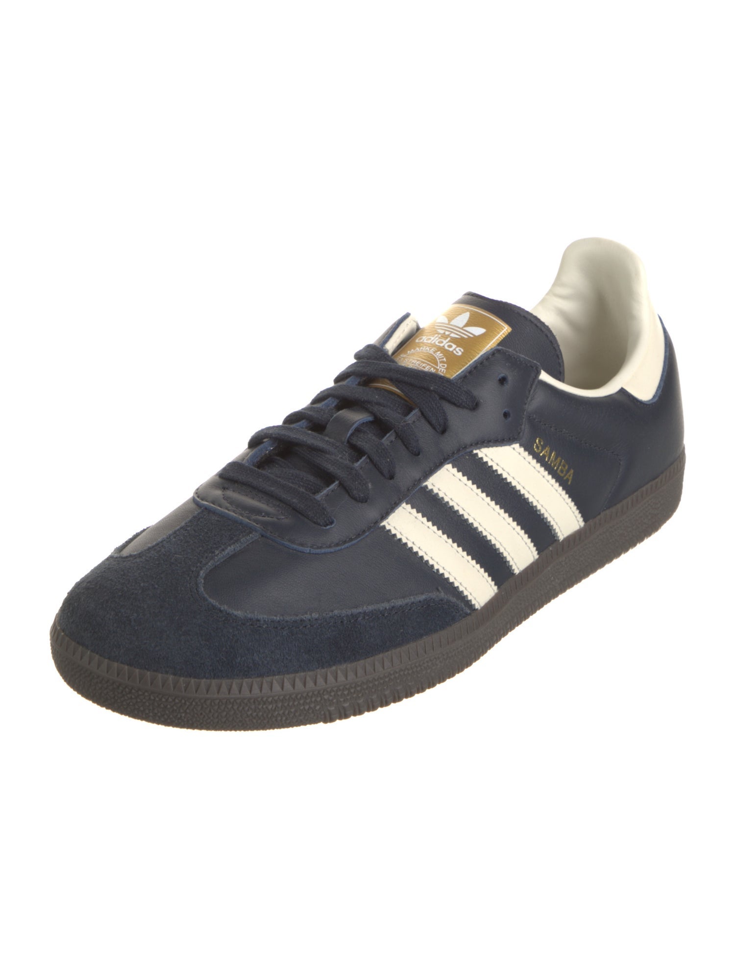 adidas Originals Leather Colorblock Pattern Sneakers