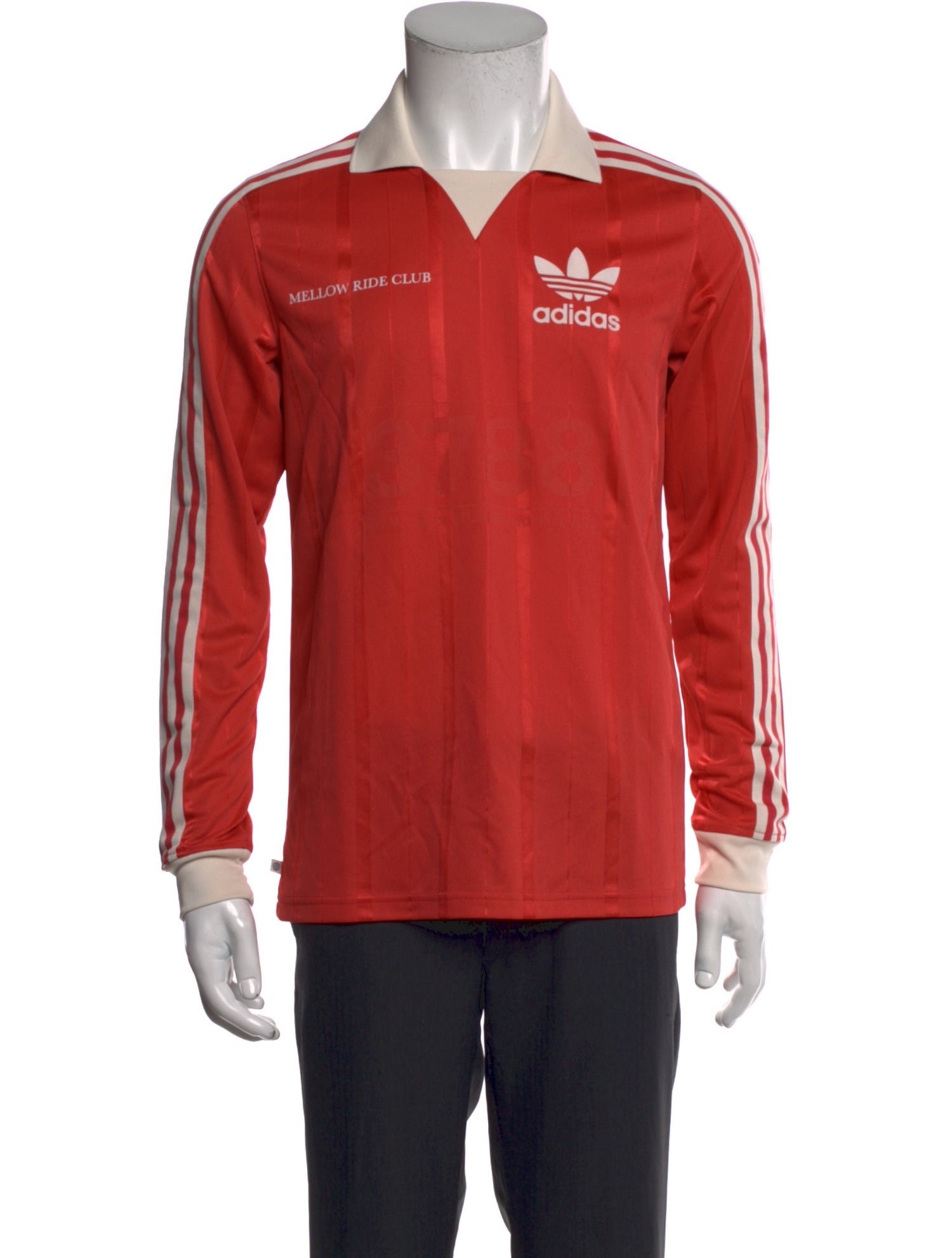 adidas Originals Graphic Print Crew Neck Henley