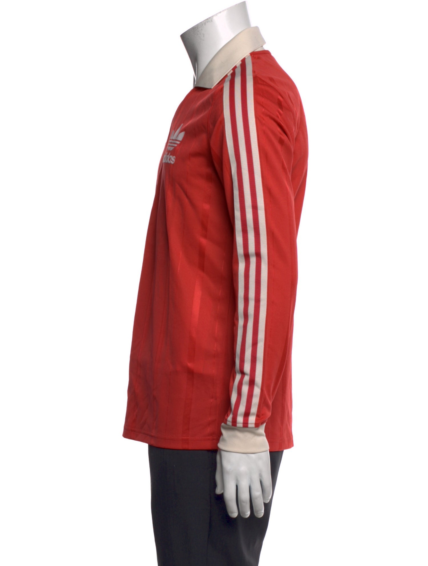 adidas Originals Graphic Print Crew Neck Henley