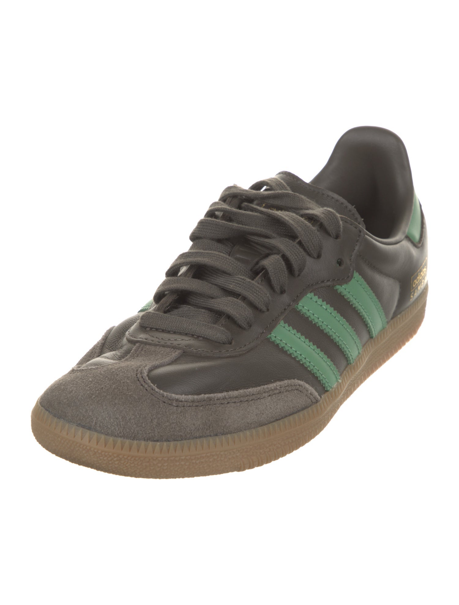 adidas Originals Leather Colorblock Pattern Sneakers
