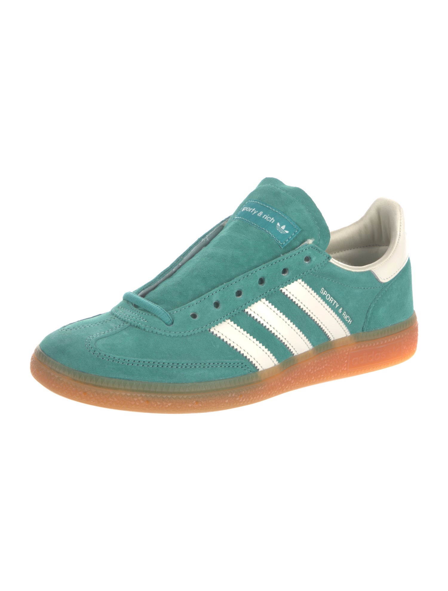Adidas Original x Sporty & Rich Suede Striped Sneakers w/ Tags