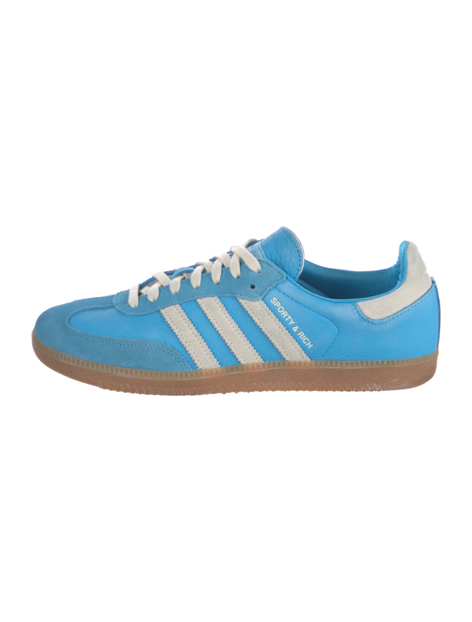 Adidas Original x Sporty & Rich Leather Printed Sneakers