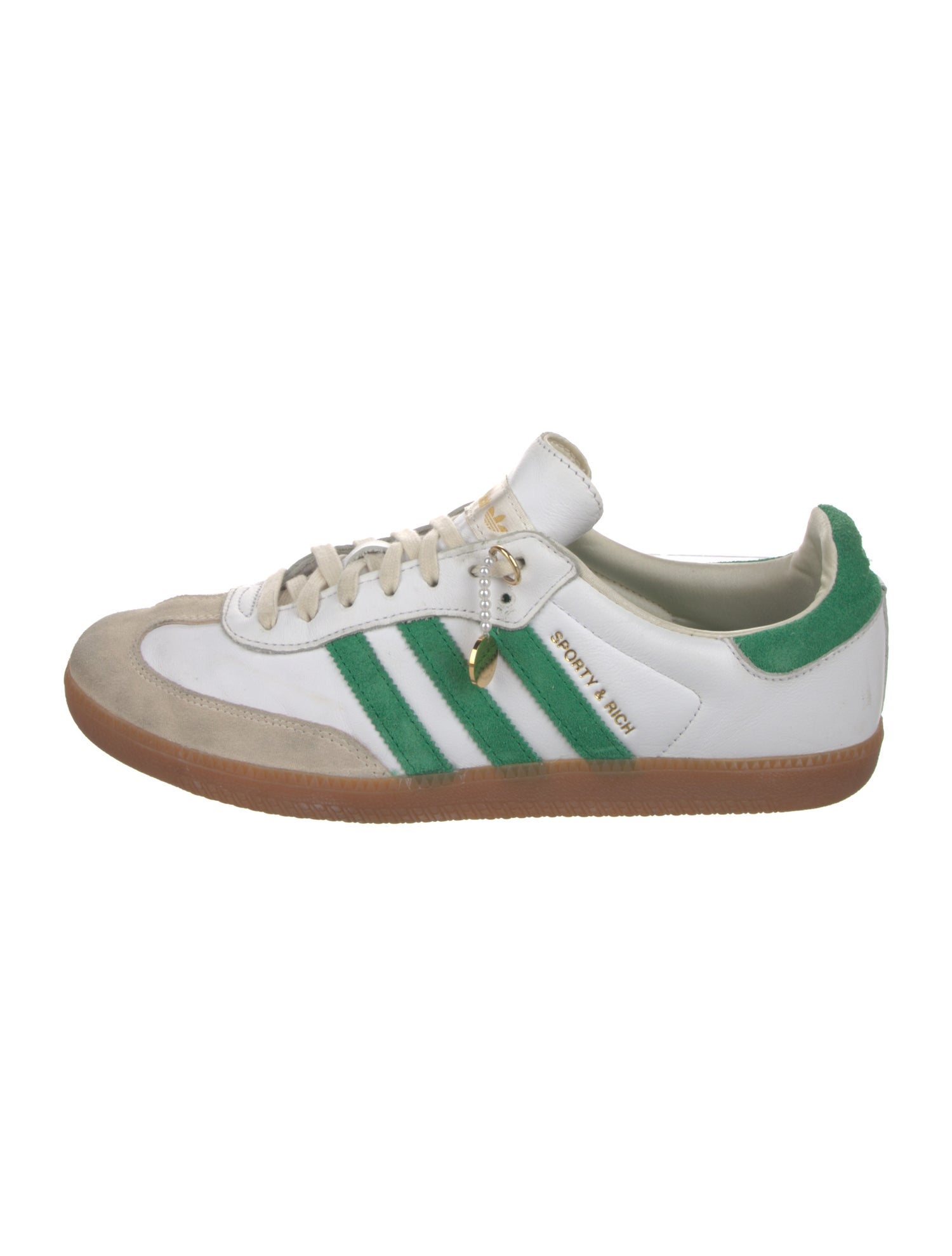 Adidas Original x Sporty & Rich Leather Striped Sneakers