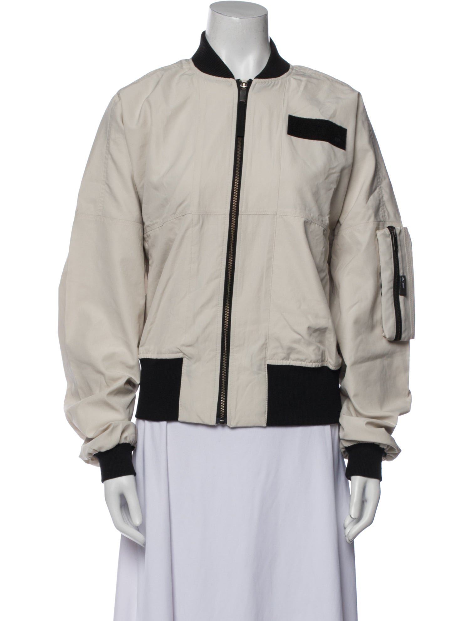 Adidas x Parley Nylon Colorblock Pattern Bomber Jacket