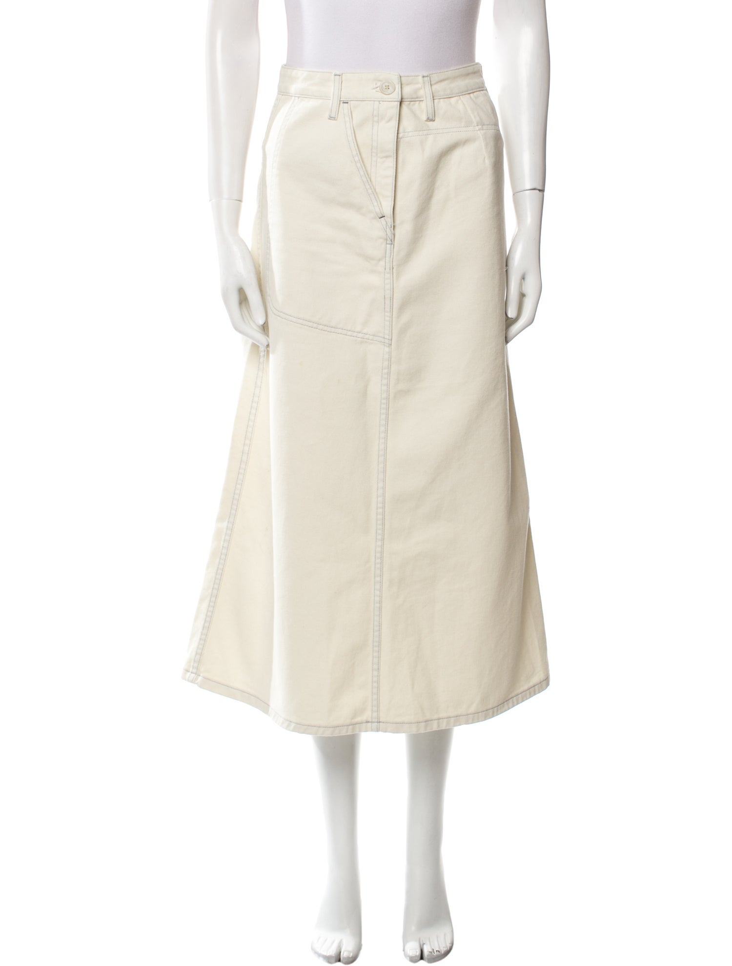 Atelier Delphine Midi Length Skirt