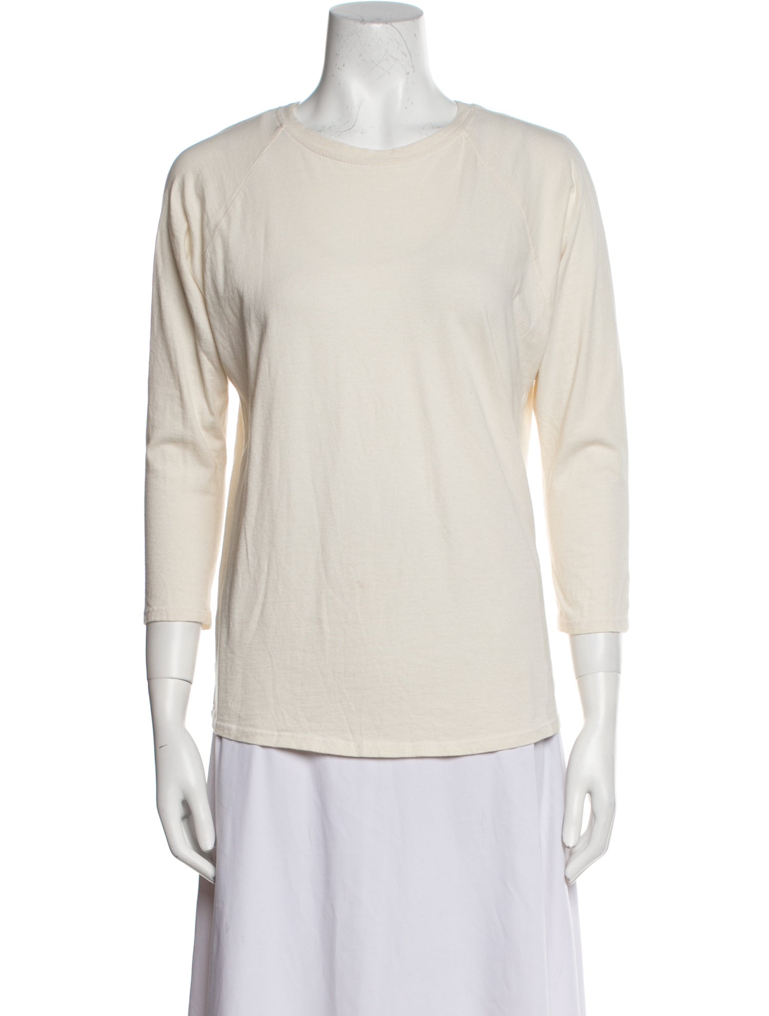 Atelier Delphine Crew Neck Three-Quarter Sleeve Top