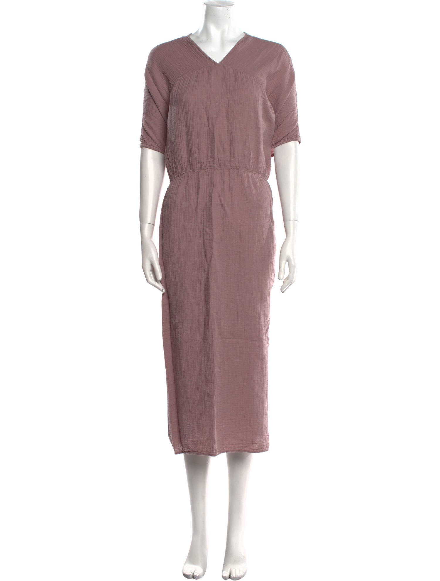 Atelier Delphine V-Neck Midi Length Dress