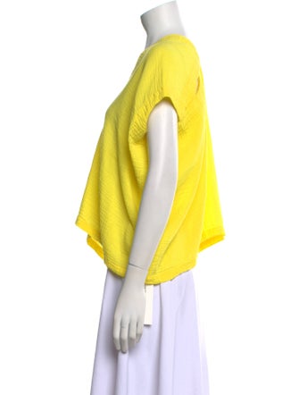 Atelier Delphine V-Neck Three-Quarter Sleeve Blouse