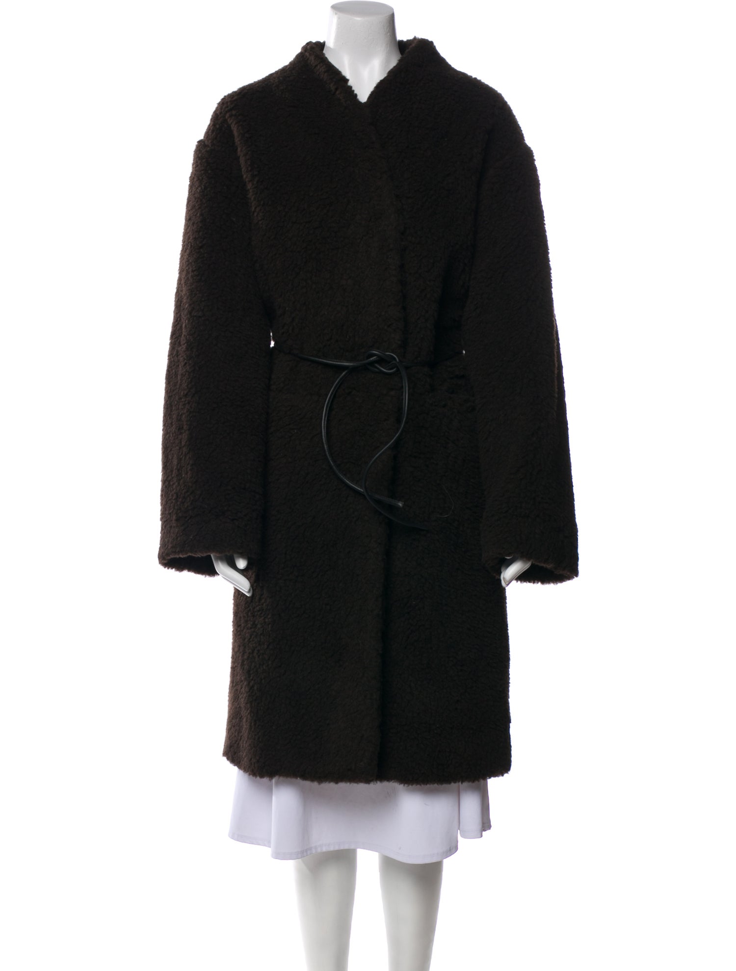 Atelier Delphine Wool Faux Fur Coat