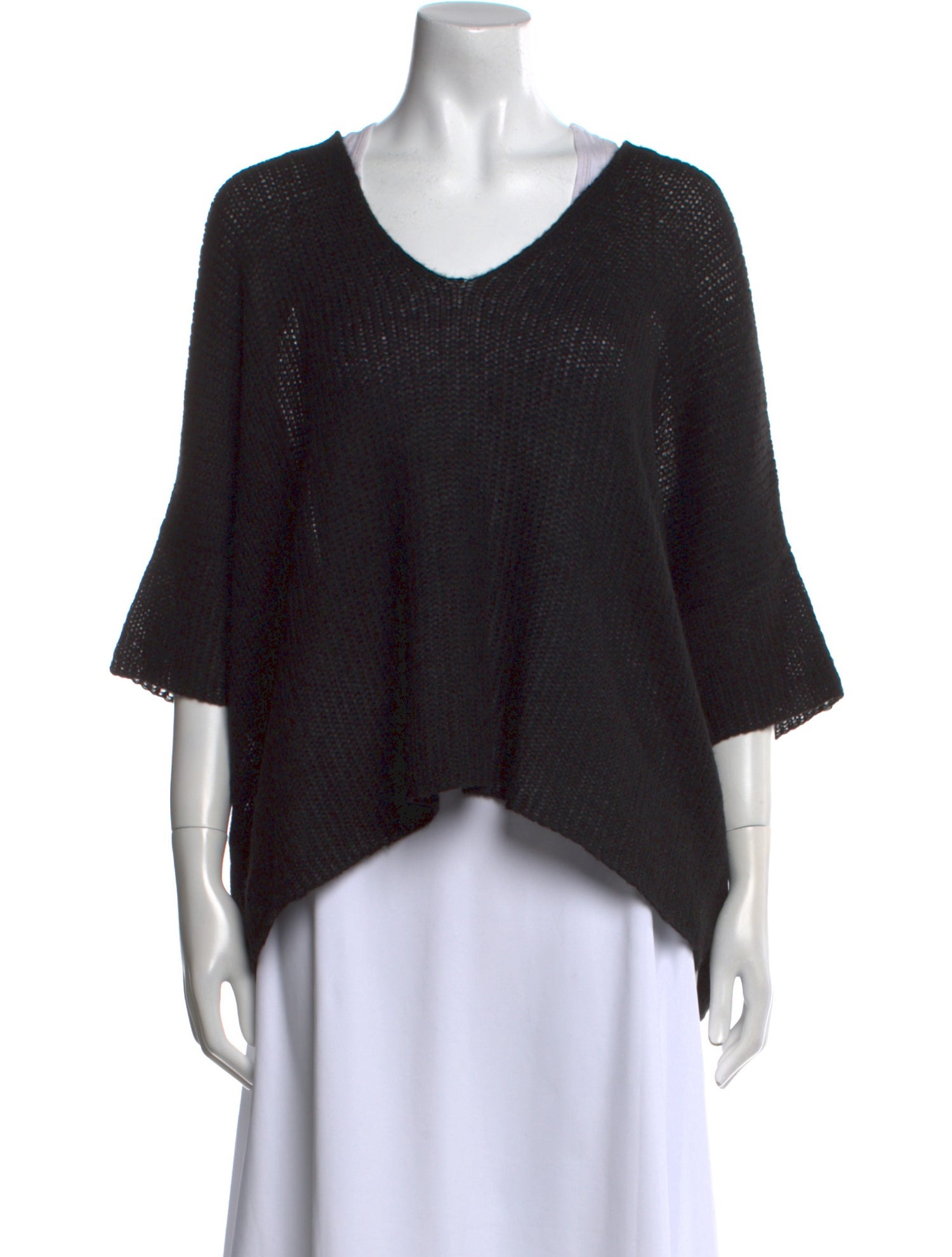 Atelier Delphine Baby Alpaca V-Neck Sweater