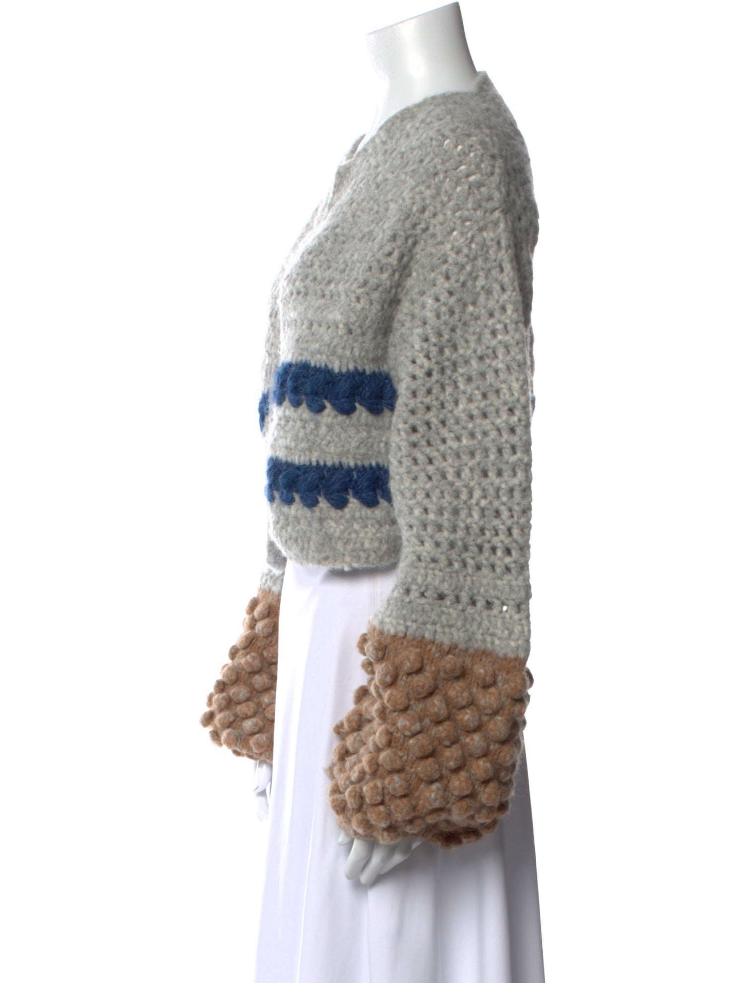 Atelier Delphine Baby Alpaca Striped Sweater